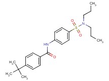 4-tert-butyl-N-{4-[(dipropylamino)sulfonyl]phenyl}benzamide