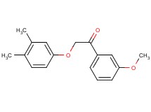 2-(3,4-dimethylphenoxy)-1-(3-methoxyphenyl)ethanone