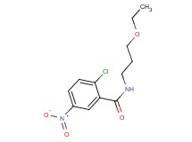 2-chloro-N-(3-ethoxypropyl)-5-nitrobenzamide