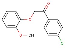1-(4-chlorophenyl)-2-(2-methoxyphenoxy)ethanone