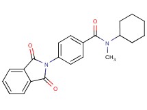 N-cyclohexyl-4-(1,3-dioxo-1,3-dihydro-2H-isoindol-2-yl)-N-methylbenzamide