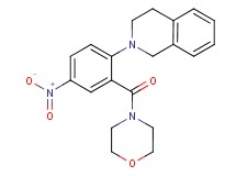 2-[2-(4-morpholinylcarbonyl)-4-nitrophenyl]-1,2,3,4-tetrahydroisoquinoline