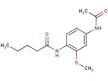 N-[4-(acetylamino)-2-methoxyphenyl]pentanamide