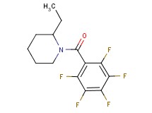 2-ethyl-1-(pentafluorobenzoyl)piperidine