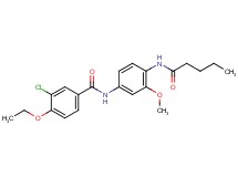 3-chloro-4-ethoxy-N-[3-methoxy-4-(pentanoylamino)phenyl]benzamide