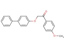 2-(4-biphenylyloxy)-1-(4-methoxyphenyl)ethanone
