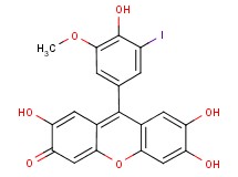 2,6,7-trihydroxy-9-(4-hydroxy-3-iodo-5-methoxyphenyl)-3H-xanthen-3-one