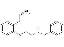 [2-(2-allylphenoxy)ethyl]benzylamine oxalate