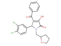 4-benzoyl-5-(3,4-dichlorophenyl)-3-hydroxy-1-(tetrahydro-2-furanylmethyl)-1,5-dihydro-2H-pyrrol-2-one