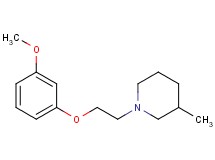 1-[2-(3-methoxyphenoxy)ethyl]-3-methylpiperidine oxalate