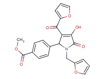 methyl 4-[3-(2-furoyl)-1-(2-furylmethyl)-4-hydroxy-5-oxo-2,5-dihydro-1H-pyrrol-2-yl]benzoate
