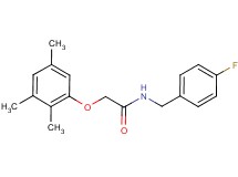 N-(4-fluorobenzyl)-2-(2,3,5-trimethylphenoxy)acetamide