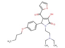 5-(4-butoxyphenyl)-1-[2-(diethylamino)ethyl]-4-(2-furoyl)-3-hydroxy-1,5-dihydro-2H-pyrrol-2-one