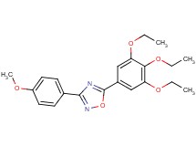3-(4-methoxyphenyl)-5-(3,4,5-triethoxyphenyl)-1,2,4-oxadiazole