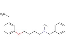 N-benzyl-4-(3-ethylphenoxy)-N-methyl-1-butanamine oxalate