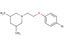 1-[2-(4-bromophenoxy)ethyl]-3,5-dimethylpiperidine oxalate