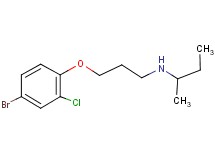 N-[3-(4-bromo-2-chlorophenoxy)propyl]-2-butanamine