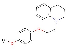 1-[2-(4-methoxyphenoxy)ethyl]-1,2,3,4-tetrahydroquinoline
