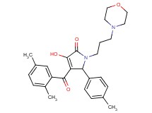 4-(2,5-dimethylbenzoyl)-3-hydroxy-5-(4-methylphenyl)-1-[3-(4-morpholinyl)propyl]-1,5-dihydro-2H-pyrrol-2-one