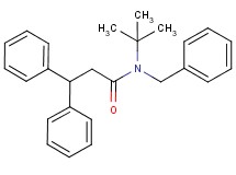 N-benzyl-N-(tert-butyl)-3,3-diphenylpropanamide