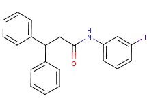 N-(3-iodophenyl)-3,3-diphenylpropanamide