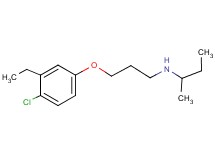 N-[3-(4-chloro-3-ethylphenoxy)propyl]-2-butanamine