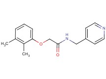 2-(2,3-dimethylphenoxy)-N-(4-pyridinylmethyl)acetamide