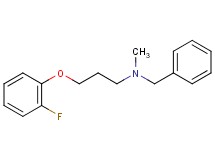 N-benzyl-3-(2-fluorophenoxy)-N-methyl-1-propanamine oxalate