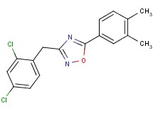 3-(2,4-dichlorobenzyl)-5-(3,4-dimethylphenyl)-1,2,4-oxadiazole