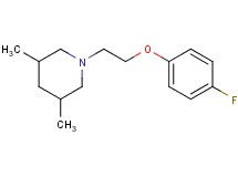 1-[2-(4-fluorophenoxy)ethyl]-3,5-dimethylpiperidine oxalate