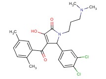 5-(3,4-dichlorophenyl)-1-[3-(dimethylamino)propyl]-4-(2,5-dimethylbenzoyl)-3-hydroxy-1,5-dihydro-2H-pyrrol-2-one