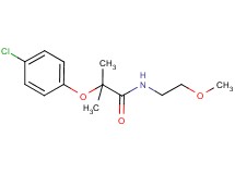 2-(4-chlorophenoxy)-N-(2-methoxyethyl)-2-methylpropanamide