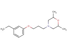 4-[3-(3-ethylphenoxy)propyl]-2,6-dimethylmorpholine oxalate
