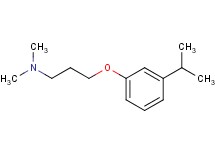 [3-(3-isopropylphenoxy)propyl]dimethylamine oxalate
