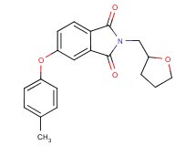 5-(4-methylphenoxy)-2-(tetrahydro-2-furanylmethyl)-1H-isoindole-1,3(2H)-dione