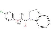 1-[2-(4-chlorophenoxy)-2-methylpropanoyl]indoline