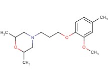 4-[3-(2-methoxy-4-methylphenoxy)propyl]-2,6-dimethylmorpholine oxalate