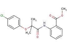 methyl 2-{[2-(4-chlorophenoxy)-2-methylpropanoyl]amino}benzoate