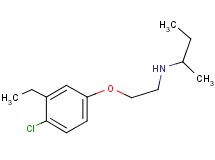 N-[2-(4-chloro-3-ethylphenoxy)ethyl]-2-butanamine