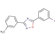 5-(3-iodophenyl)-3-(3-methylphenyl)-1,2,4-oxadiazole