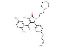 5-[4-(allyloxy)phenyl]-4-(2,5-dimethylbenzoyl)-3-hydroxy-1-[3-(4-morpholinyl)propyl]-1,5-dihydro-2H-pyrrol-2-one