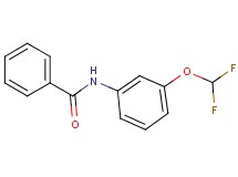 N-[3-(difluoromethoxy)phenyl]benzamide