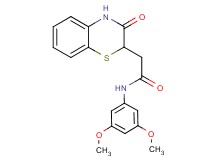 N-(3,5-dimethoxyphenyl)-2-(3-oxo-3,4-dihydro-2H-1,4-benzothiazin-2-yl)acetamide