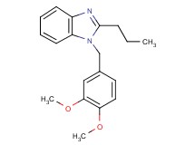 1-(3,4-dimethoxybenzyl)-2-propyl-1H-benzimidazole