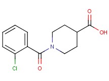 1-(2-chlorobenzoyl)-4-piperidinecarboxylic acid