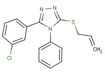 3-(allylthio)-5-(3-chlorophenyl)-4-phenyl-4H-1,2,4-triazole
