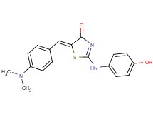 5-[4-(dimethylamino)benzylidene]-2-[(4-hydroxyphenyl)amino]-1,3-thiazol-4(5H)-one