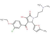 4-(3-chloro-4-ethoxybenzoyl)-1-[3-(dimethylamino)propyl]-3-hydroxy-5-(5-methyl-2-furyl)-1,5-dihydro-2H-pyrrol-2-one