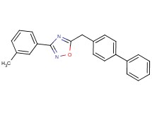 5-(4-biphenylylmethyl)-3-(3-methylphenyl)-1,2,4-oxadiazole