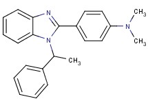 N,N-dimethyl-4-[1-(1-phenylethyl)-1H-benzimidazol-2-yl]aniline